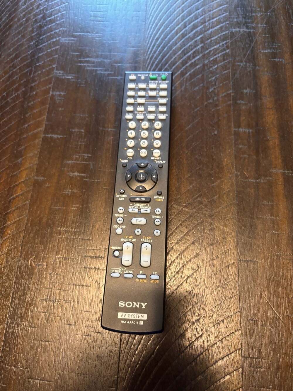 Sony AV System Remote Control RM-AAP016